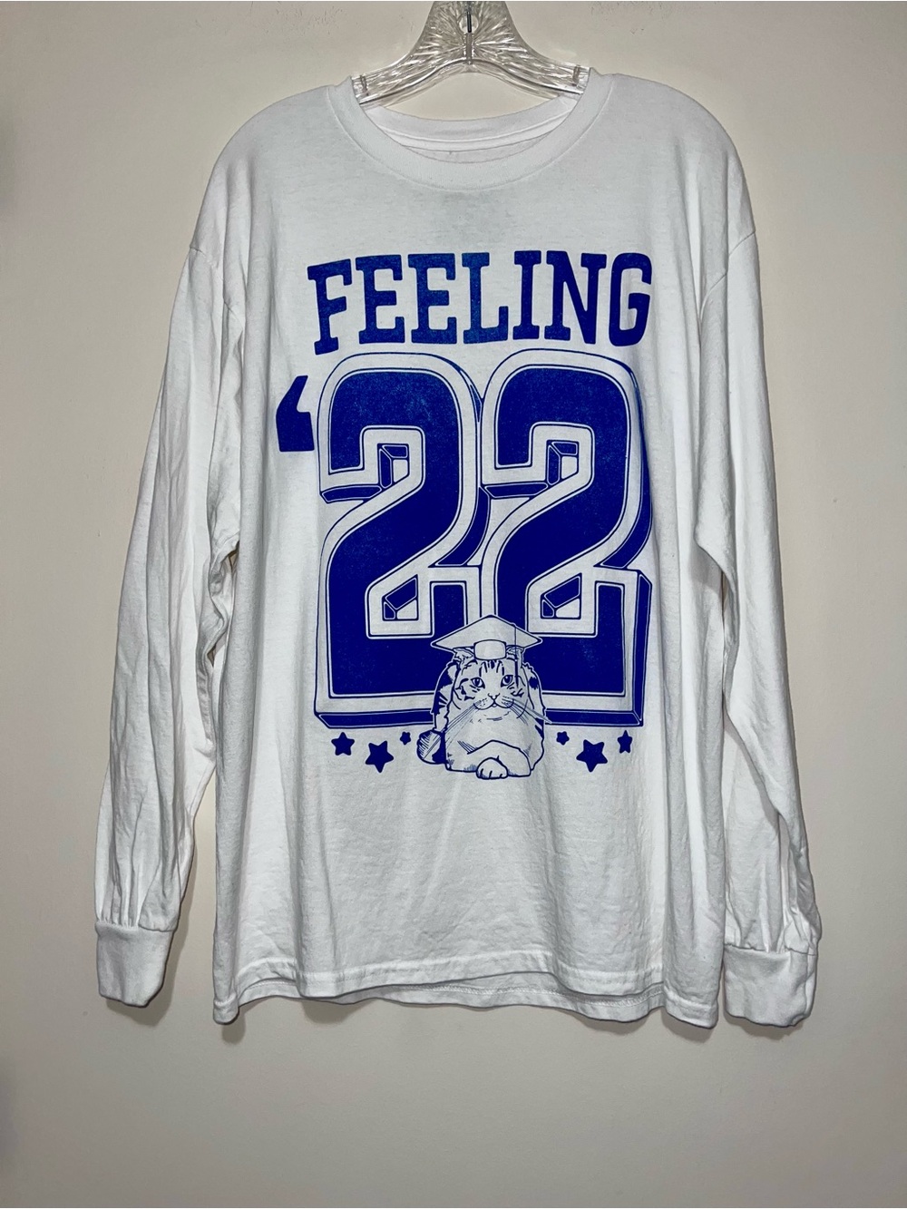 Taylor Swift 2022 Class Graduation Feeling '22 Long Sleeve T Shirt Size Large